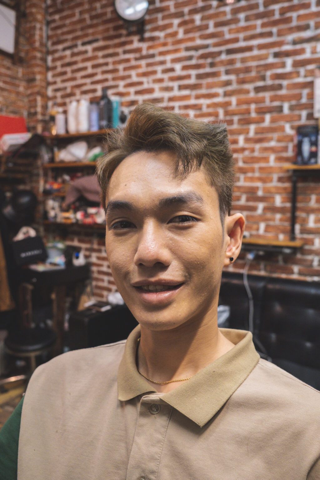 Masew đổi kiểu tóc mới trong Rap Việt mùa 3 tại Thái Nguyễn Barbershop